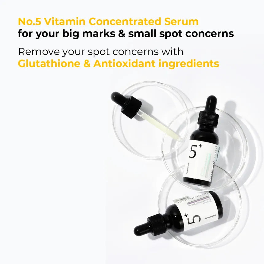 NUMBUZIN - 5+ VITAMIN CONCENTRATED SERUM GLUTATHIONE | 30 ML