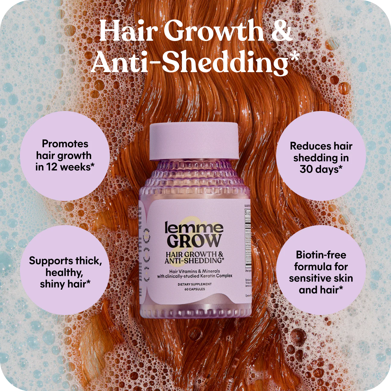Lemme - Grow Hair Growth Capsules for Women | 60 Capsules