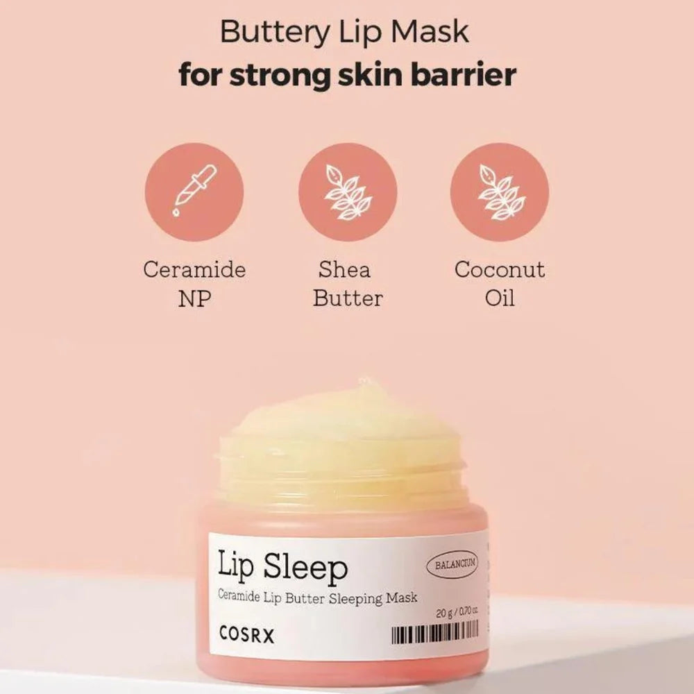 COSRX - Lip Sleep - Balancium Ceramide Lip Butter Sleeping Mask