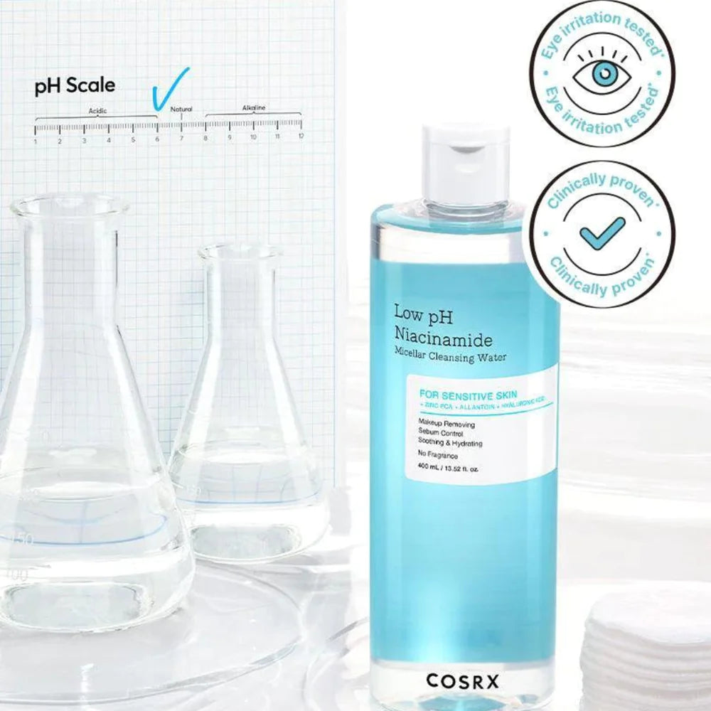 COSRX - Low pH Niacinamide Micellar Cleansing Water | 400 mL