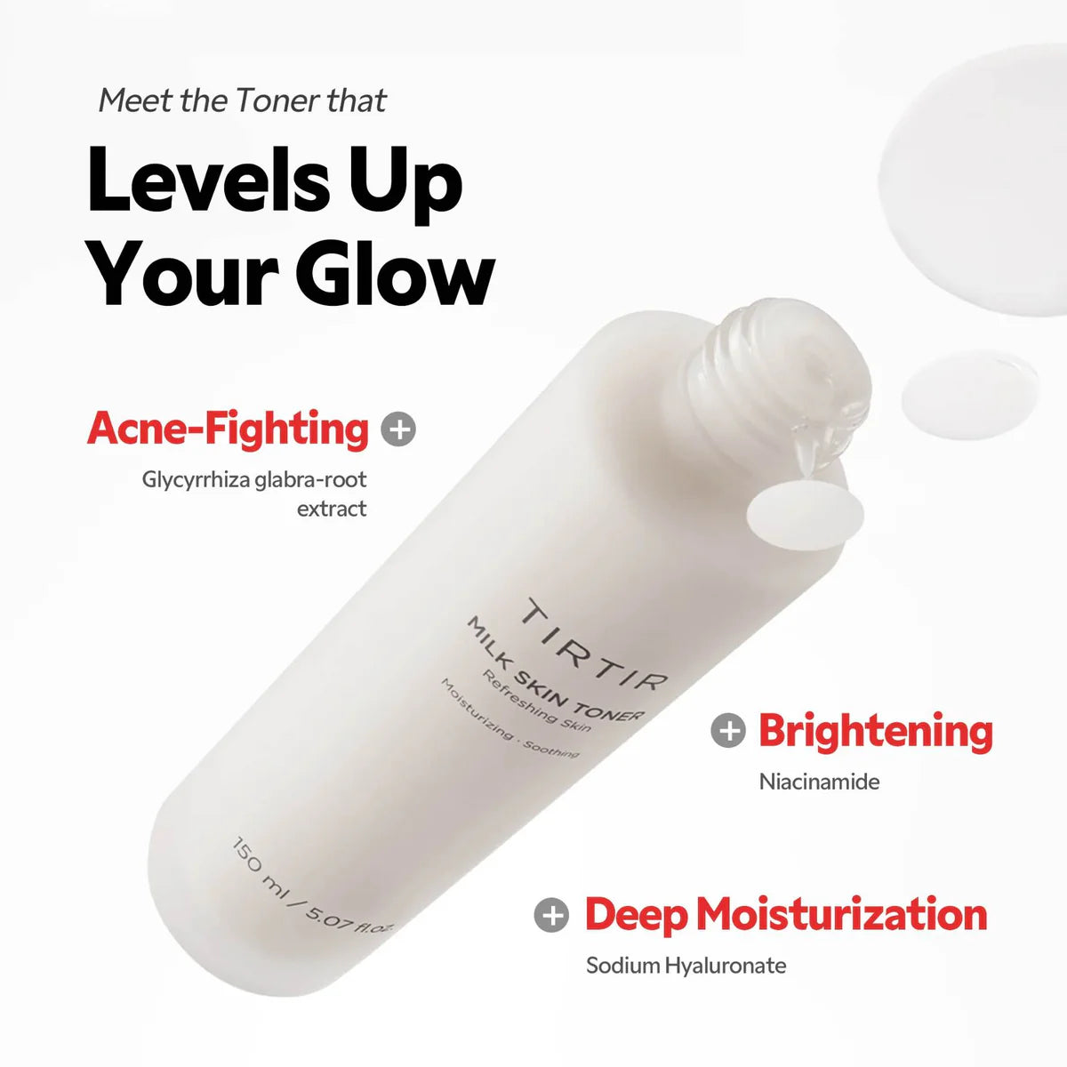 TIRTIR - MILK SKIN TONER | 150 ML