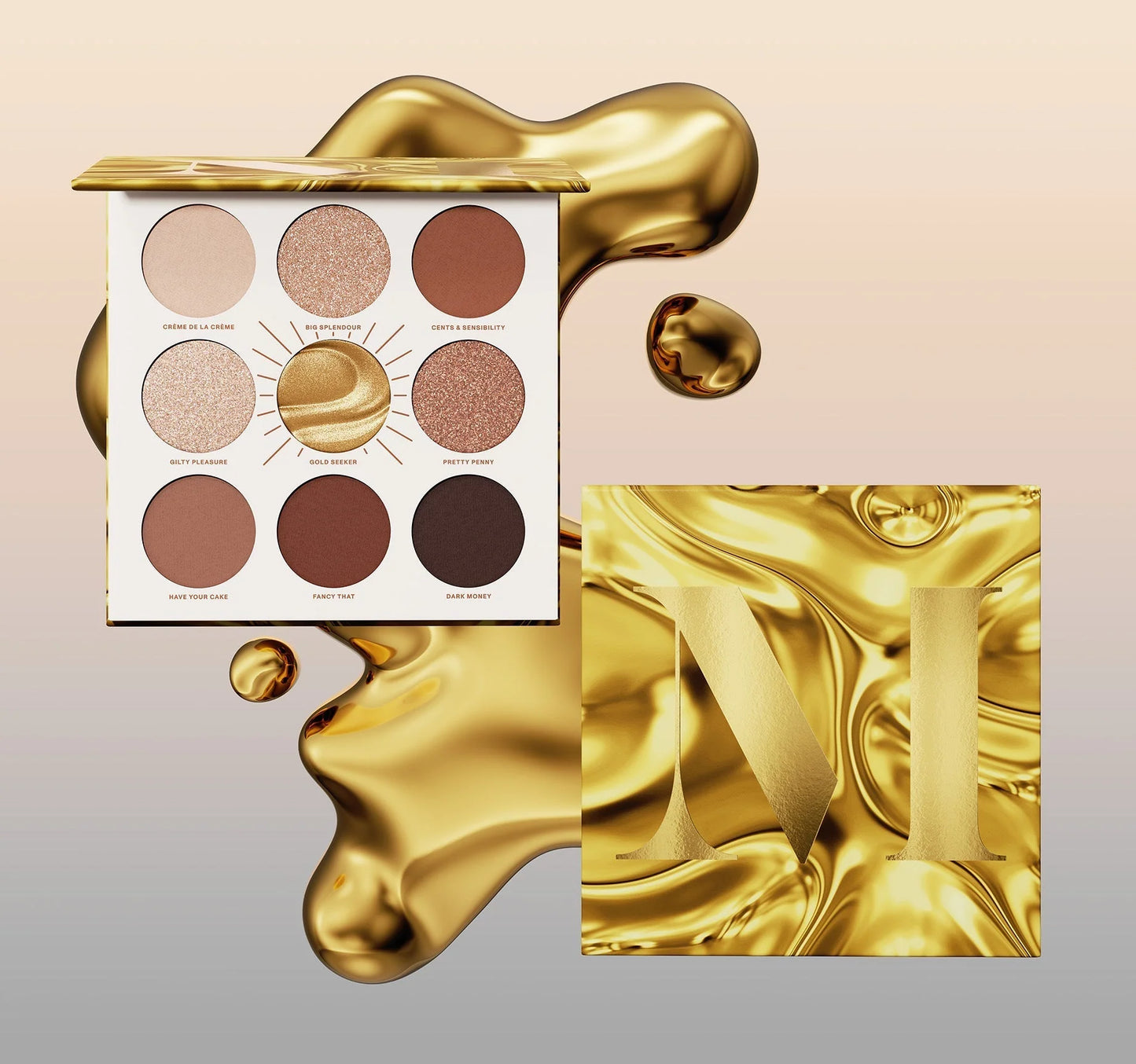 Morphe - Rich & Foiled Artistry Palette - Gold Seeker