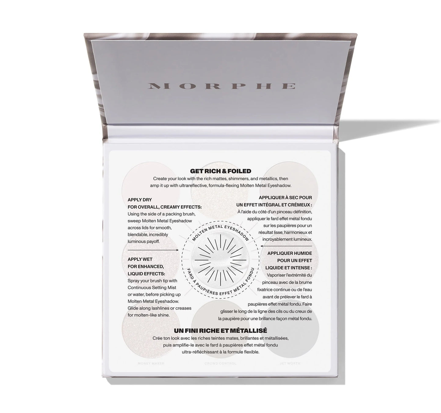 Morphe - Rich & Foiled Artistry Palette - Going Platinum