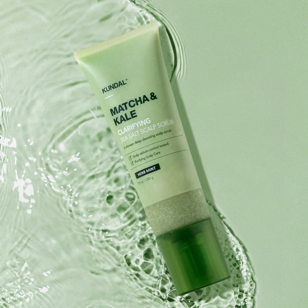 KUNDAL - Matcha & Kale Clarifying Sea Salt Scalp Scaler