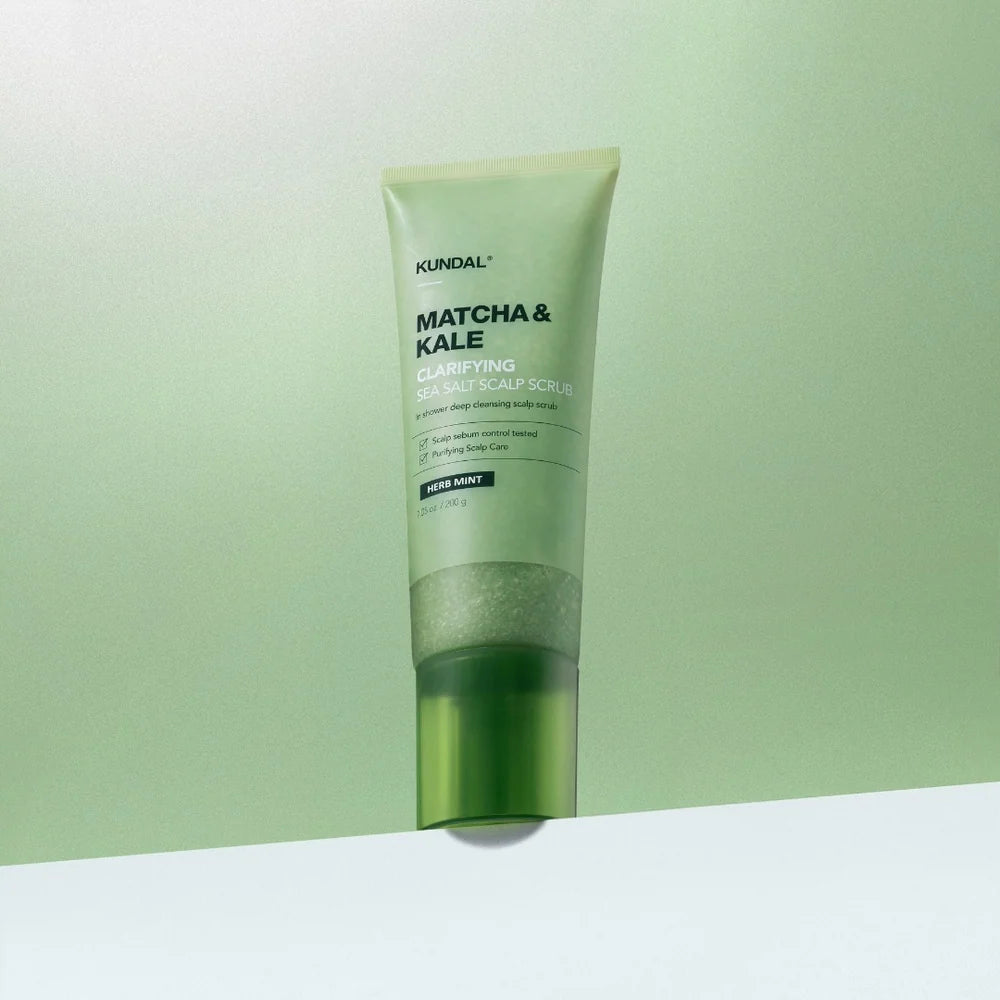 KUNDAL - Matcha & Kale Clarifying Sea Salt Scalp Scaler