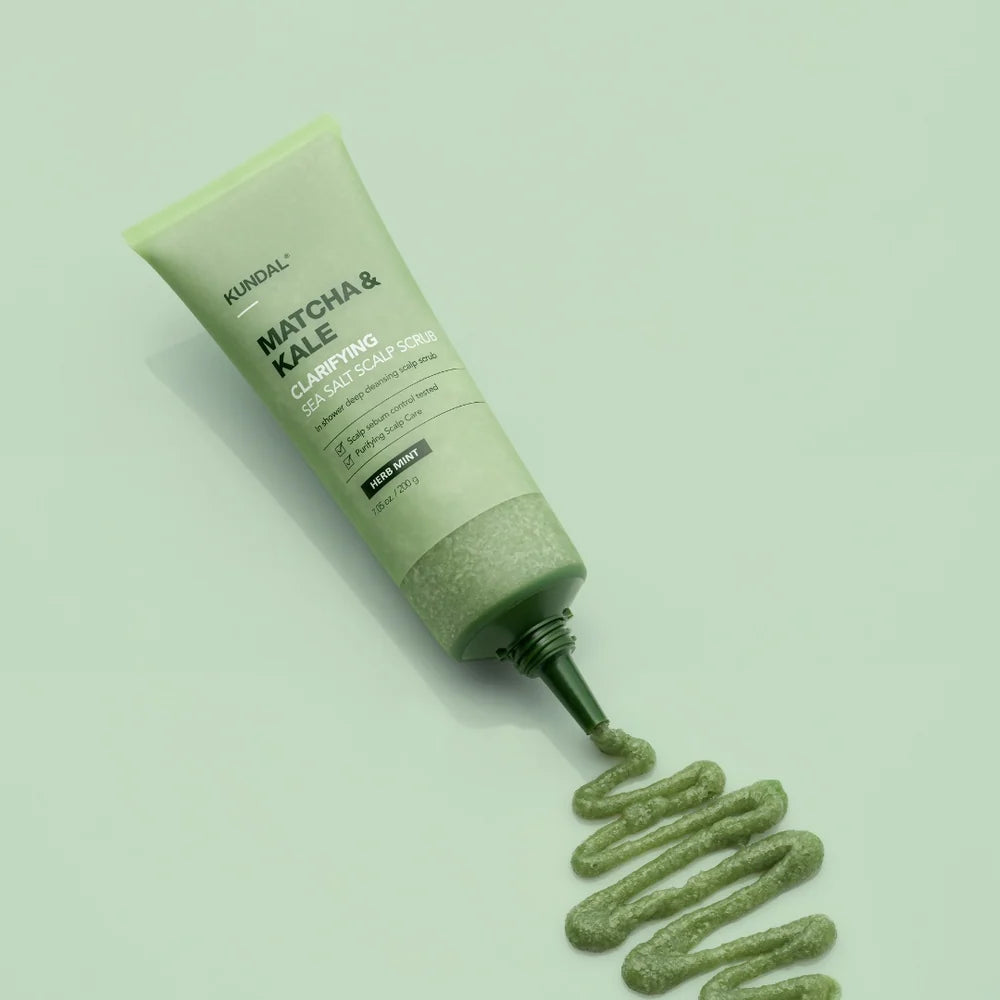 KUNDAL - Matcha & Kale Clarifying Sea Salt Scalp Scaler