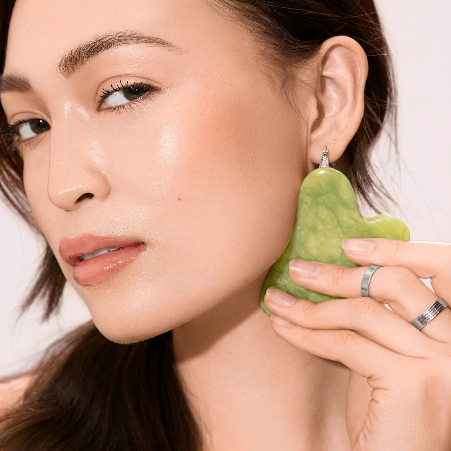Ecotools - Jade Facial Roller and Gua Sha Stone Duo