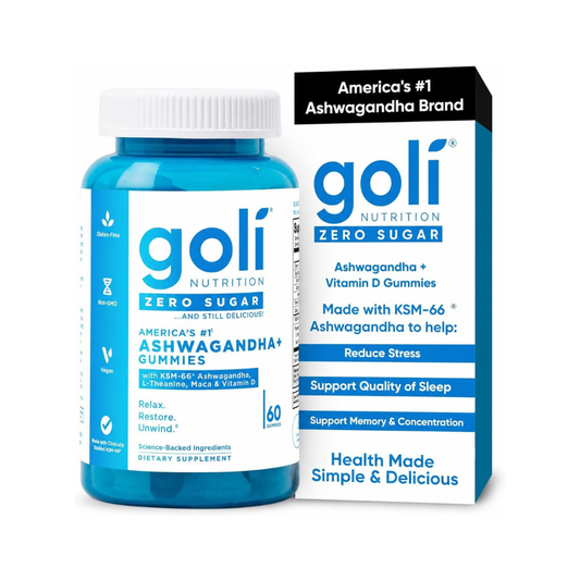 Goli Ashwagandha Gummies (Zero Sugar)