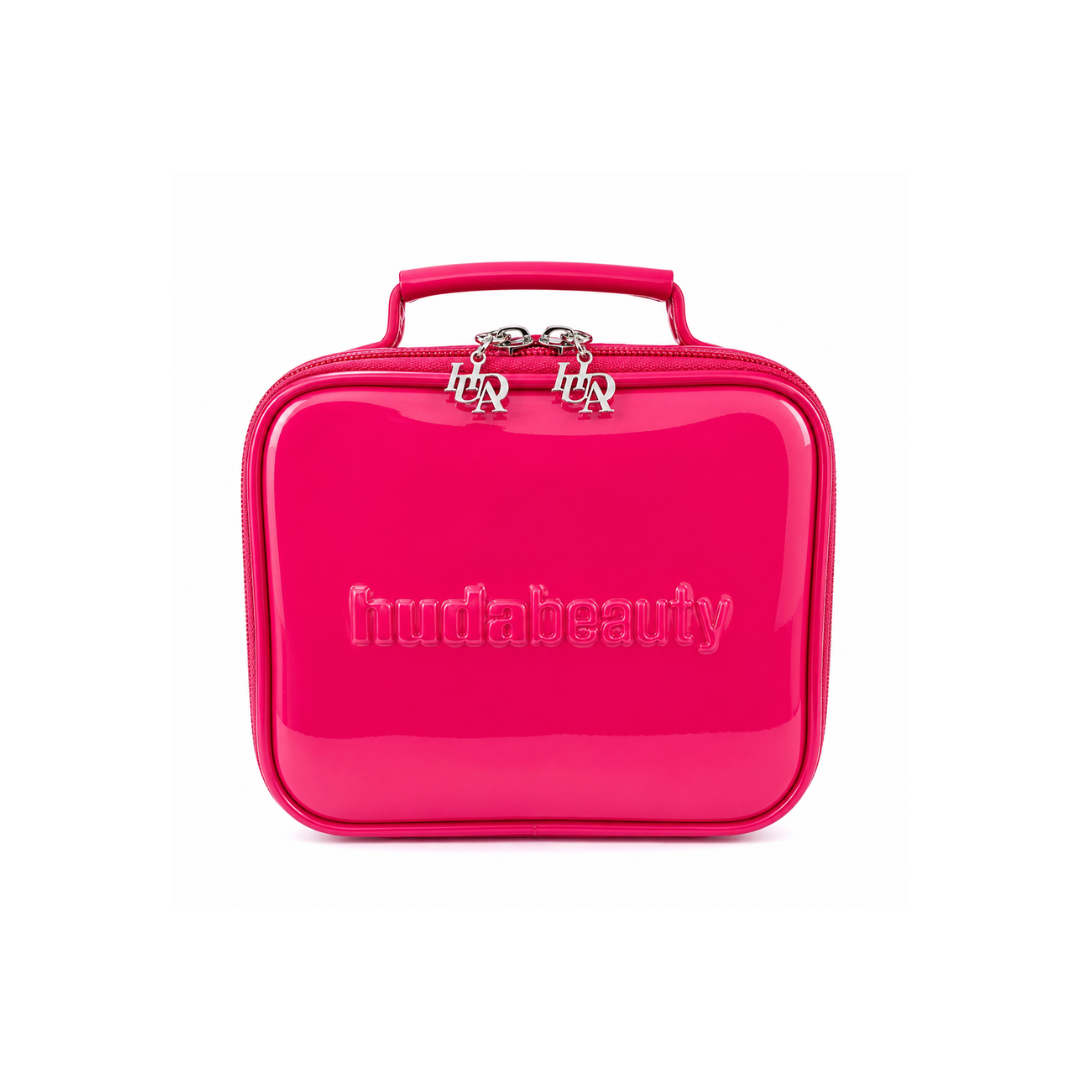 Huda Beauty - Pink Mini Vanity Bag with Compartments