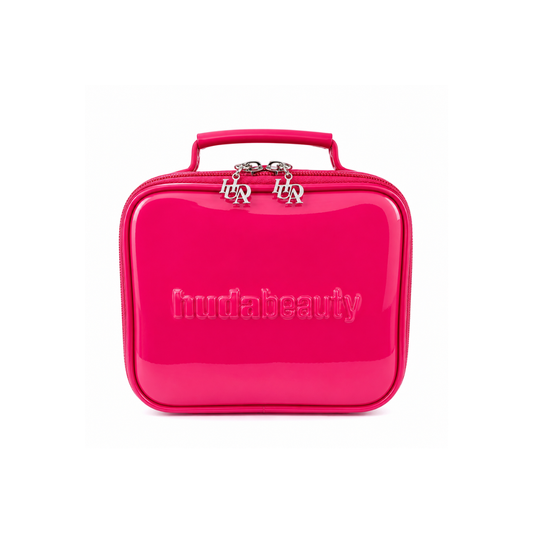 Huda Beauty - Pink Mini Vanity Bag with Compartments