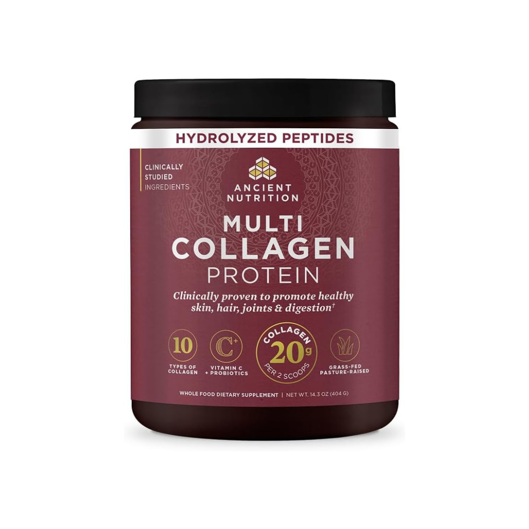 Ancient Nutrition - Collagen Peptides Powder, Multi Collagen Protein | 404 g | Unflavored