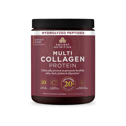 Ancient Nutrition - Collagen Peptides Powder, Multi Collagen Protein | 404 g | Unflavored