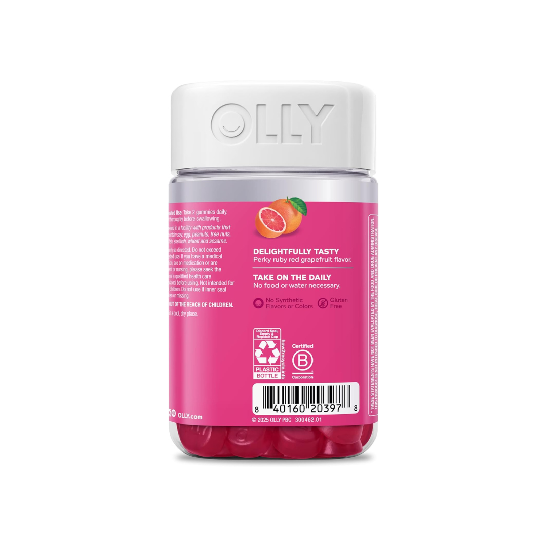 OLLY - Hair Skin and Nails Gummies - Undeniable Beauty | 120 Gummies
