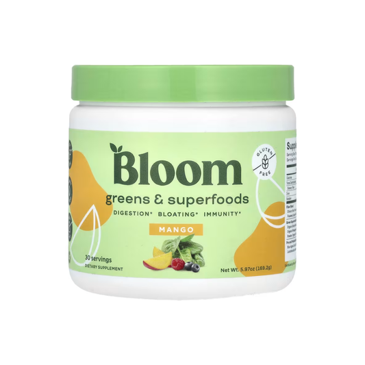 Bloom Nutrition - Greens & Superfoods | 30 Servings | Mango