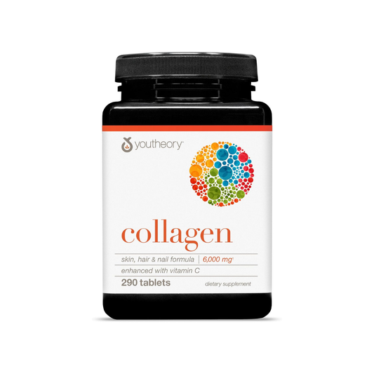 Youtheory - Advanced Collagen - 6,000 mg Hydrolyzed Collagen Peptides | 290 Tablets (48 Day Supply)