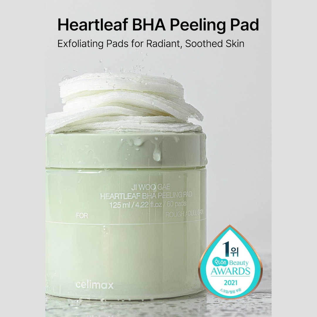 Celimax - Ji Woo Gae Heartleaf BHA Peeling Pad | 60 Pads