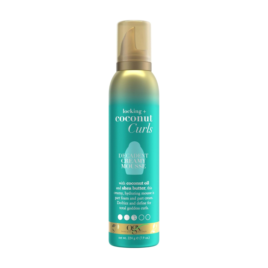 OGX - Locking + Coconut Curls Decadent Creamy Mousse | 224 g