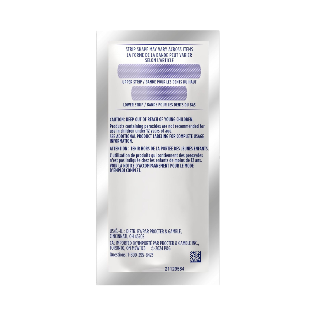CREST 3D WHITESTRIPS 1 WEEK TRANSFORMATION 14 TREATMENTS, 8 LEVELS WHITER