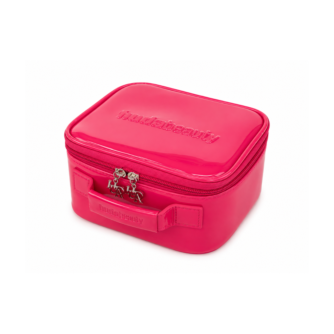 Huda Beauty - Pink Mini Vanity Bag with Compartments