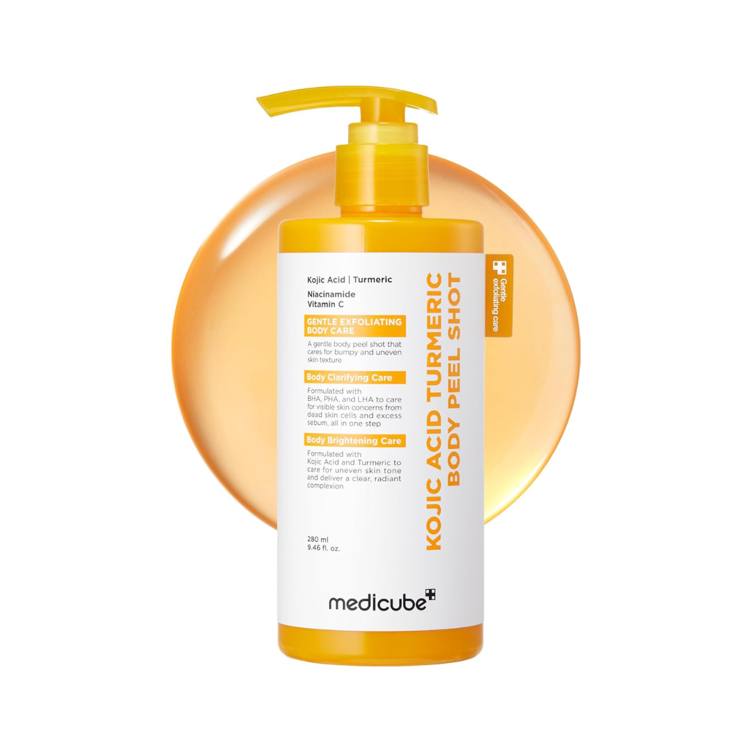 MEDICUBE - KOJIC ACID TURMERIC BODY PEEL SHOT | 280 mL