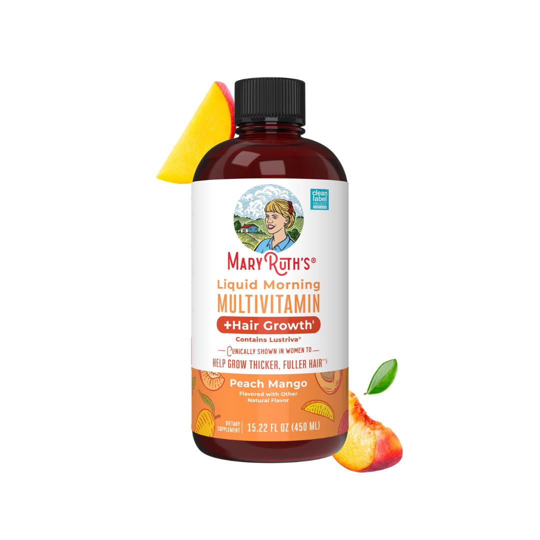 MARY RUTH'S - LIQUID MORNING MULTIVITAMIN + HAIR GROWTH | 450 ML | Pea ...