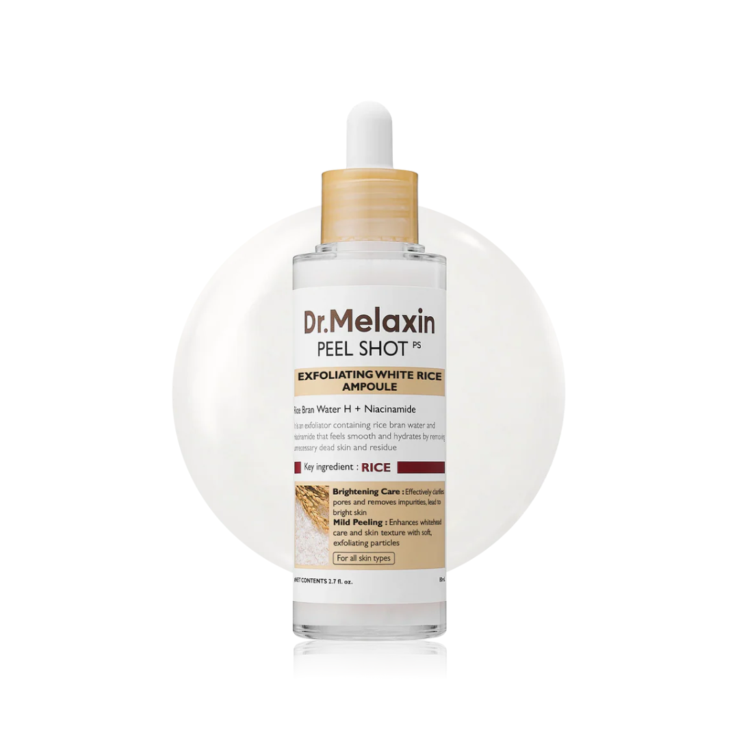 Dr.Melaxin - Peel Shot Exfoliating White Rice Ampoule | 80 ML