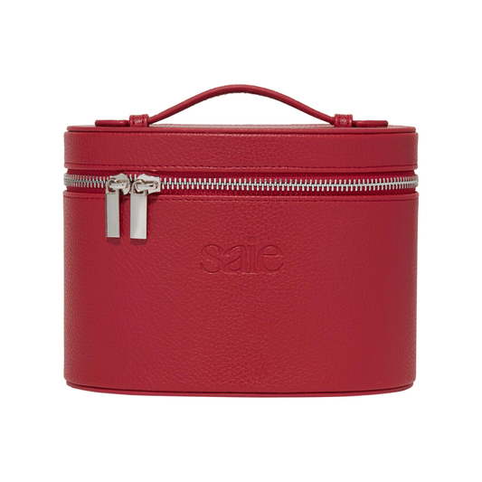 Saie - The Mini Vanity Case | Burgundy