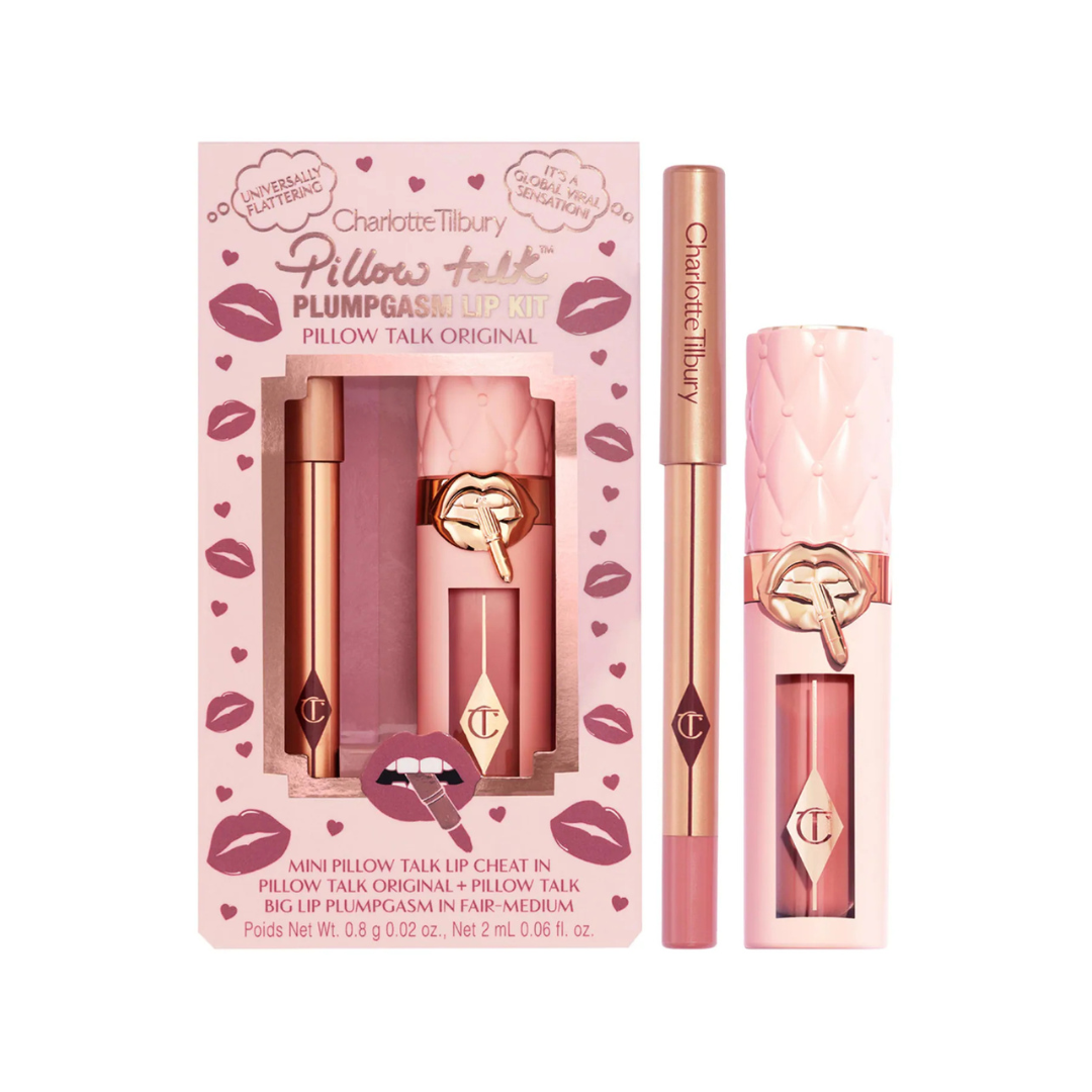 Charlotte Tilbury - Mini Pillow Talk Plumpgasm Lip Liner and Lip Gloss Set