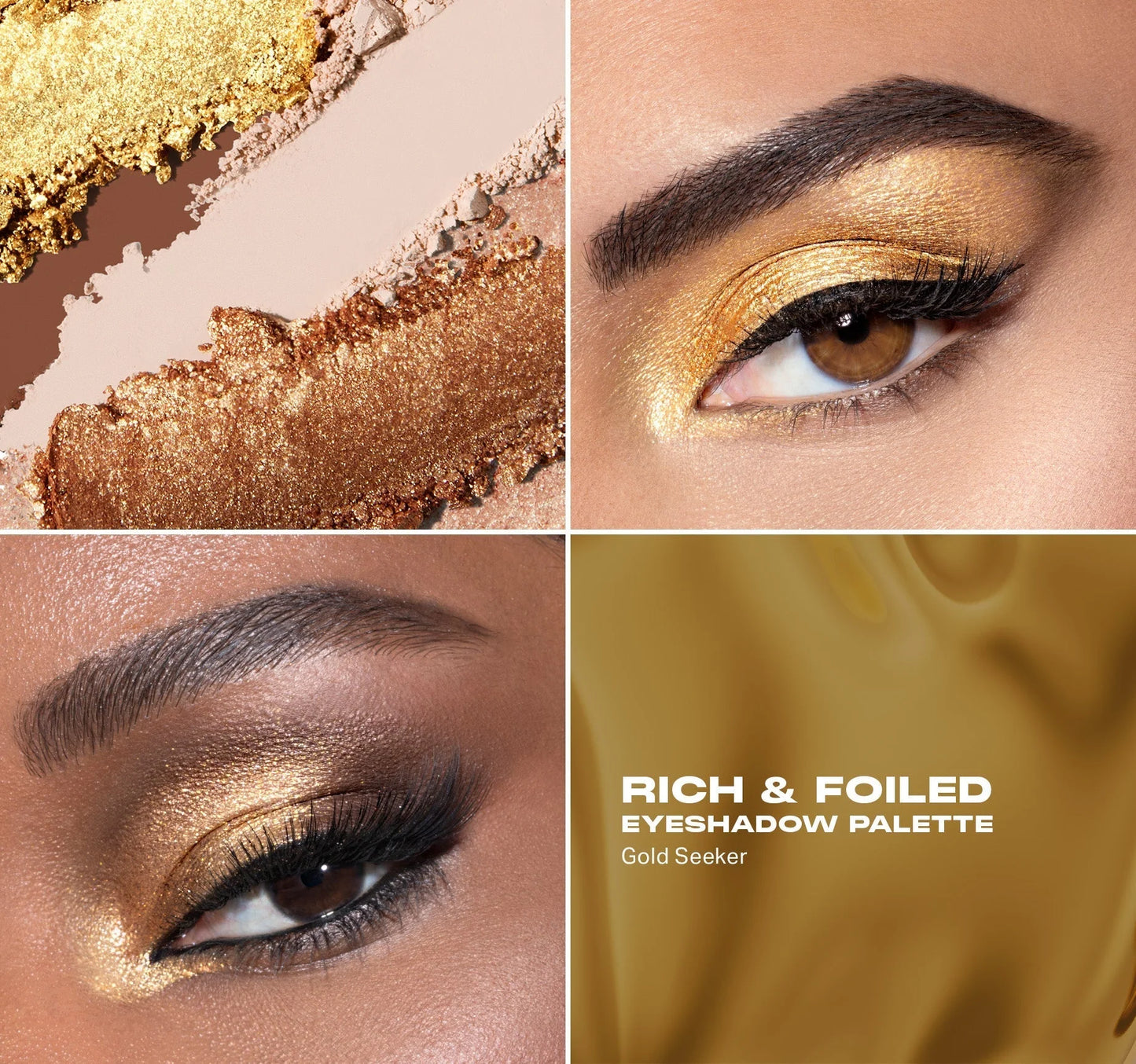 Morphe - Rich & Foiled Artistry Palette - Gold Seeker