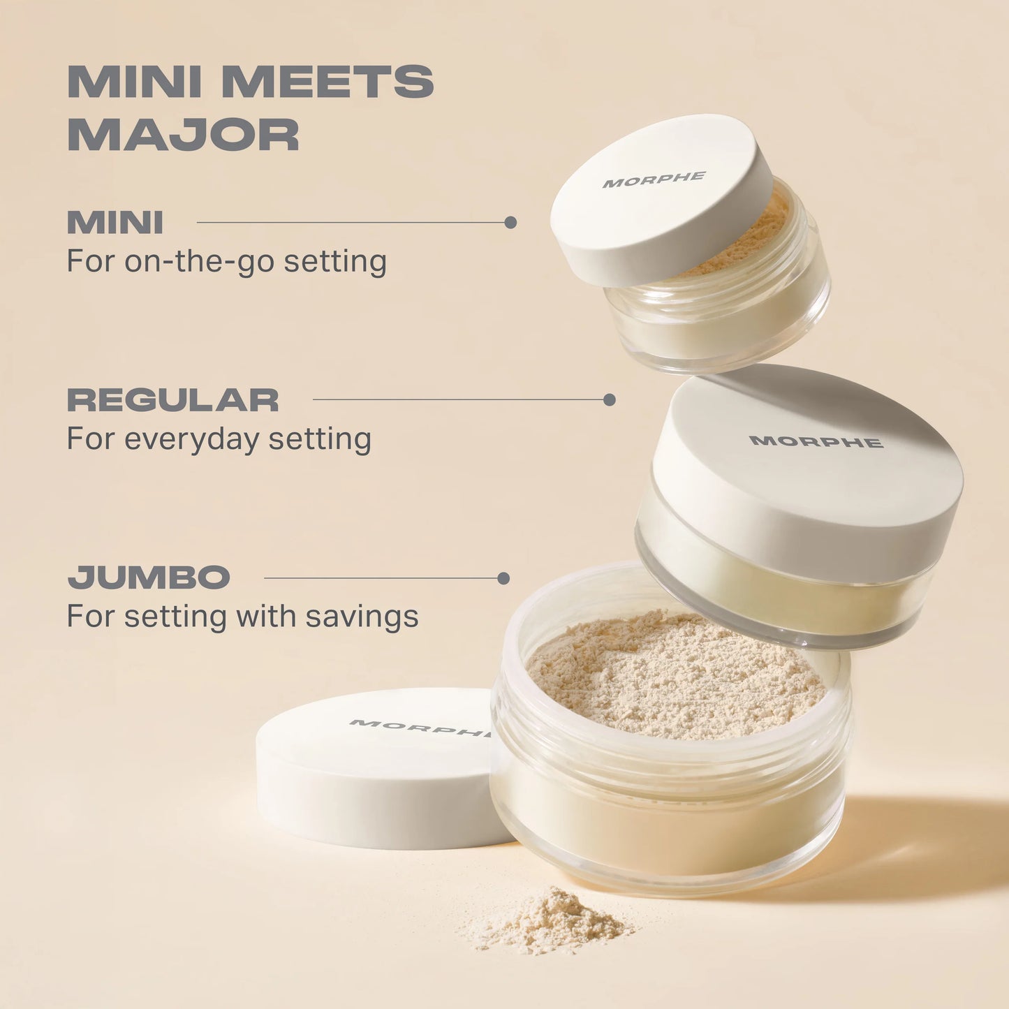 Morphe - BAKE & SET SETTING POWDER | BANANA