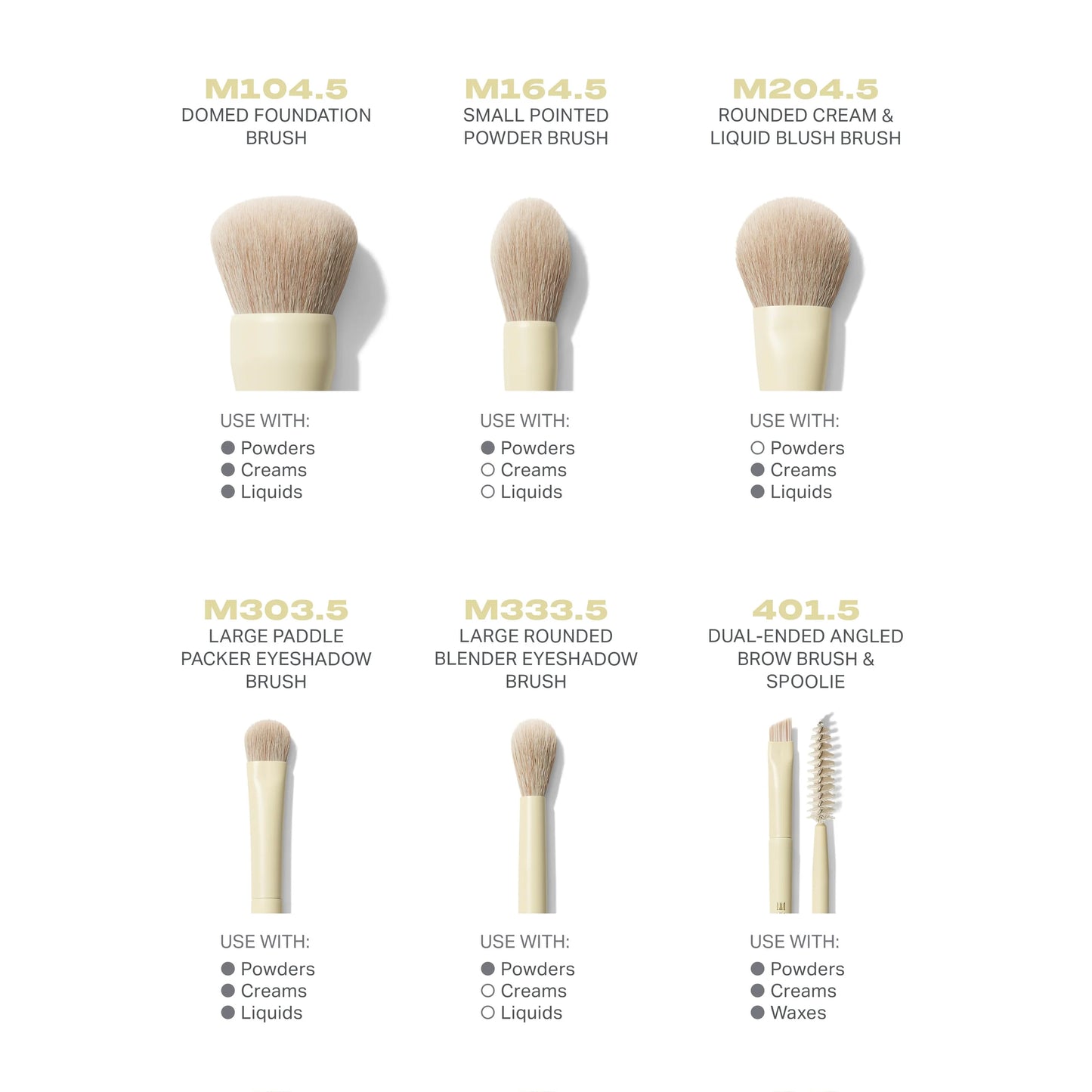 Morphe - Buttery Blends 6-Piece Travel Brush Set