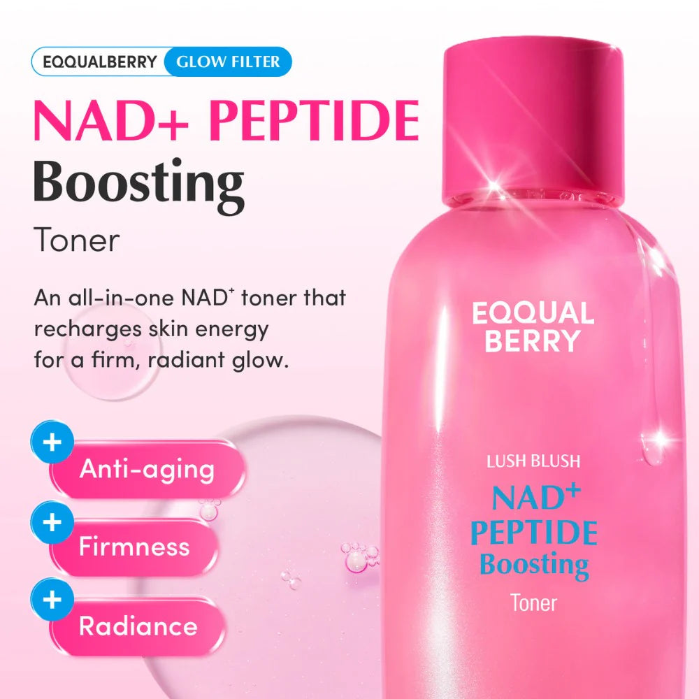 EQQUALBERRY - NAD+ Peptide Boosting Toner | 150 ML