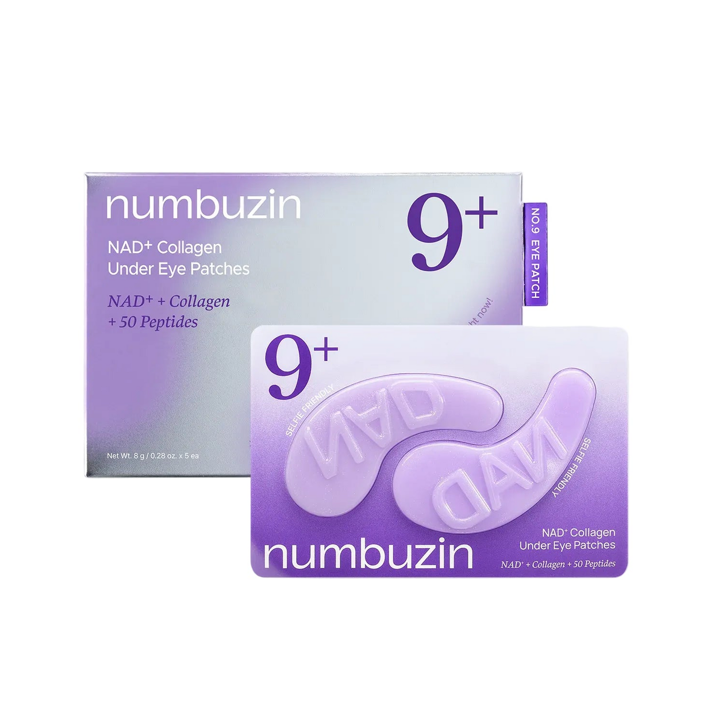 NUMBUZIN - No.9 Eye Patches, NAD+ Collagen | 5 Pairs