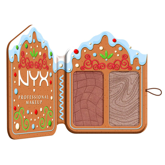 NYX - Holiday Buttermelt Face Palette | DEEP - Muted-rose brown with warm olive