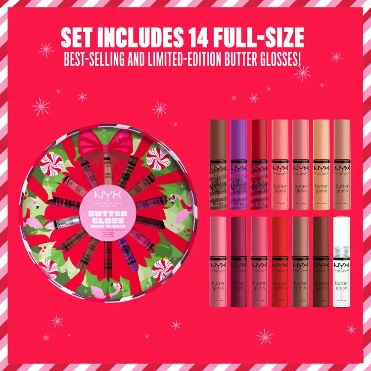 NYX - BUTTER GLOSS BENEATH THE WREATH GIFT SET