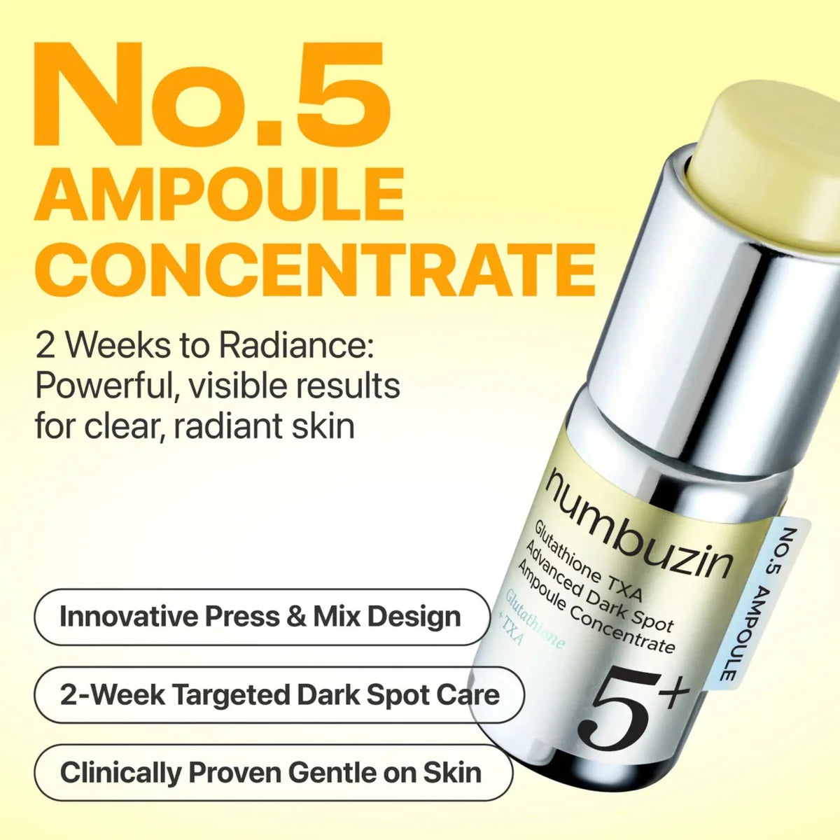 NUMBUZIN - No.5 Glutathione TXA Dark Spot Ampoule