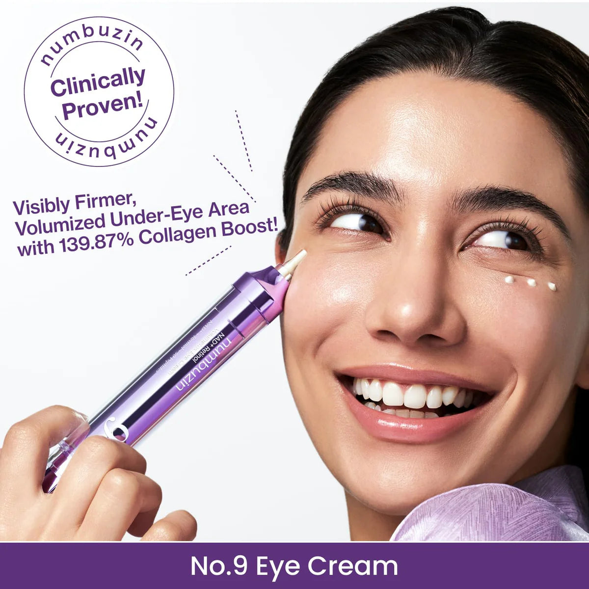 NUMBUZIN - No.9 NAD+ Retinol Volumetox Eye Cream | 10 ML