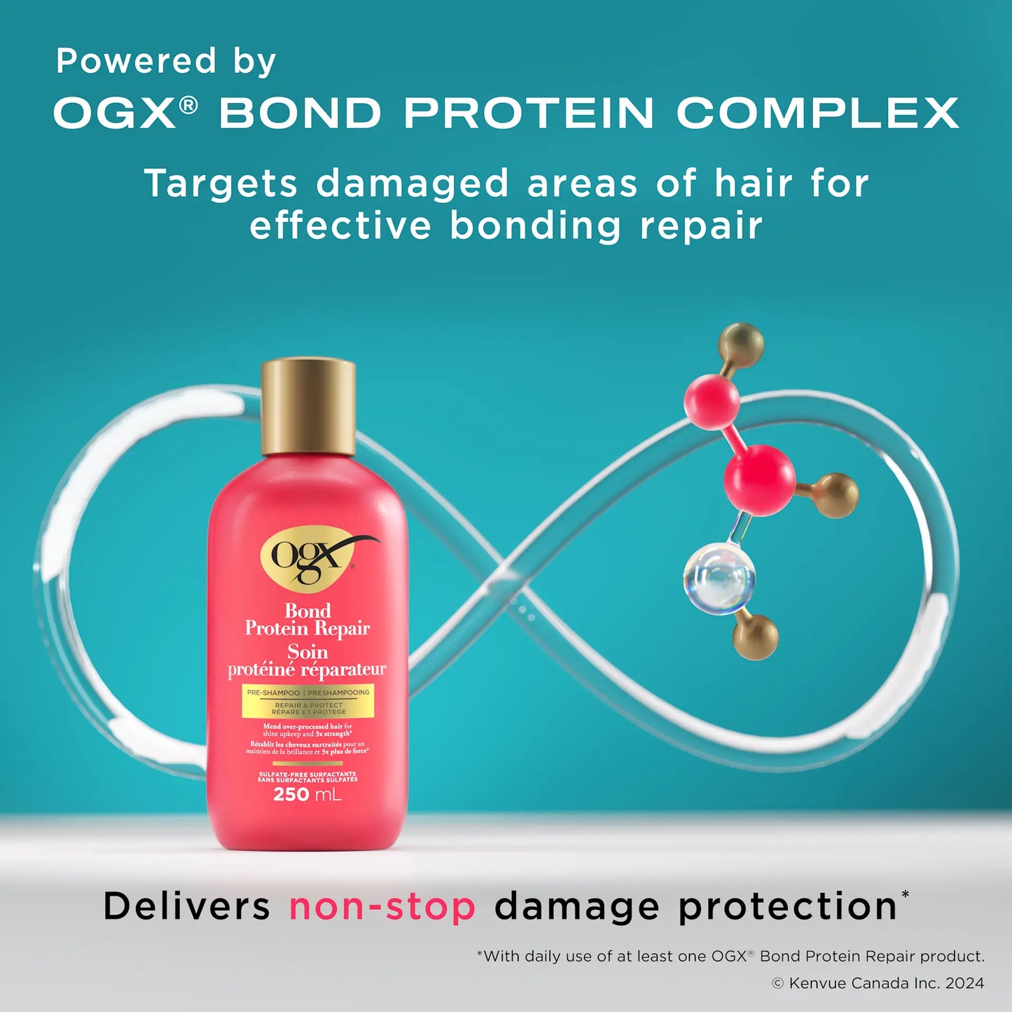 OGX - Repair & Protect Bond Protein Repair Pre-Shampoo | 250 mL