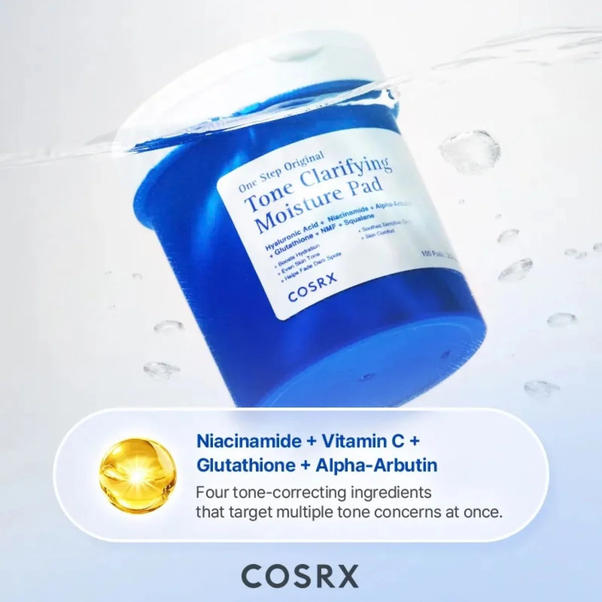 COSRX - One Step Original Tone Clarifying Moisture Pad