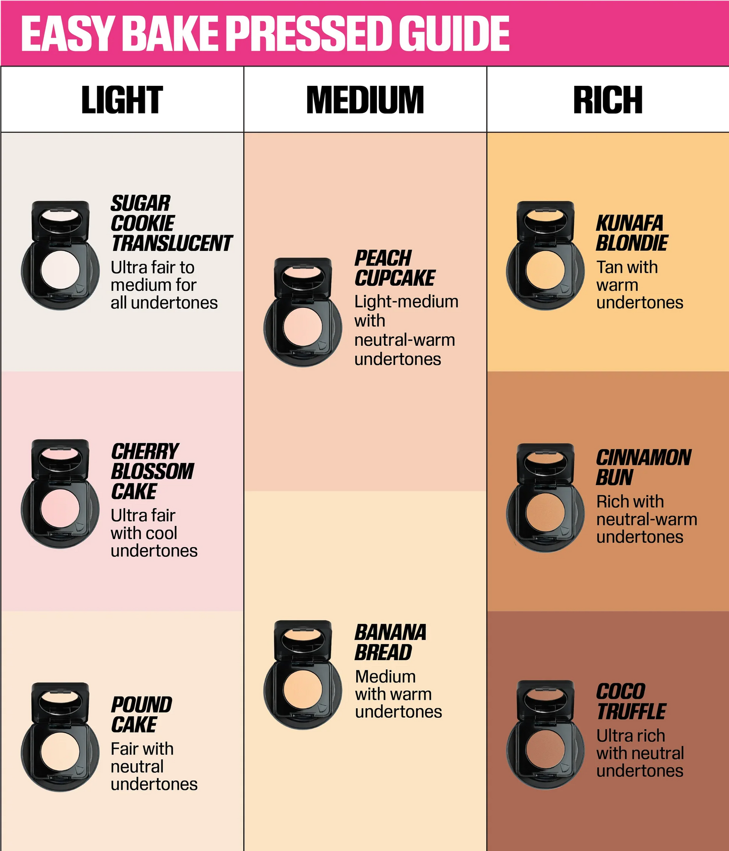 Huda Beauty - EASY BAKE PRESSED POWDER PHONE GRIP