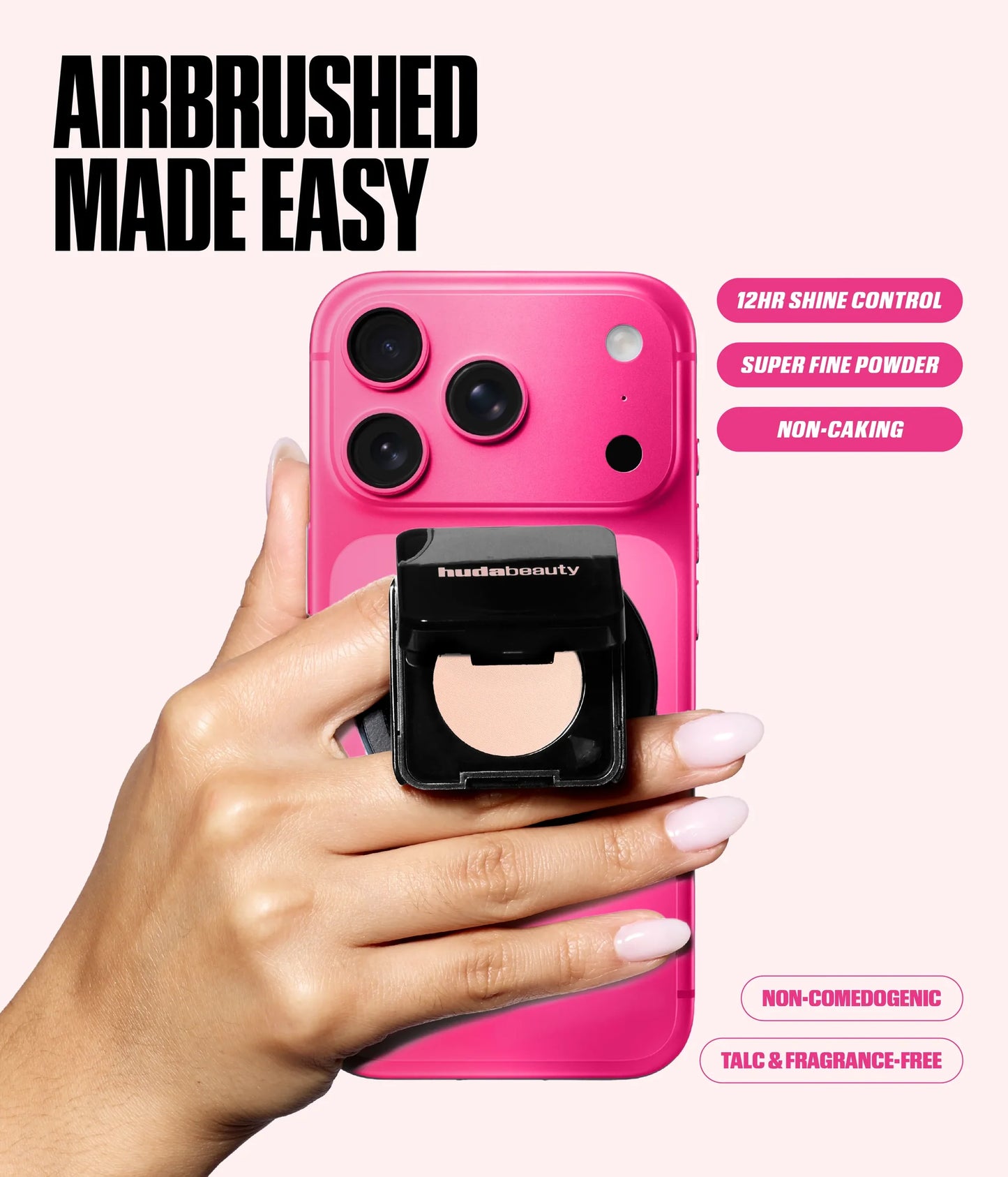 Huda Beauty - EASY BAKE PRESSED POWDER PHONE GRIP