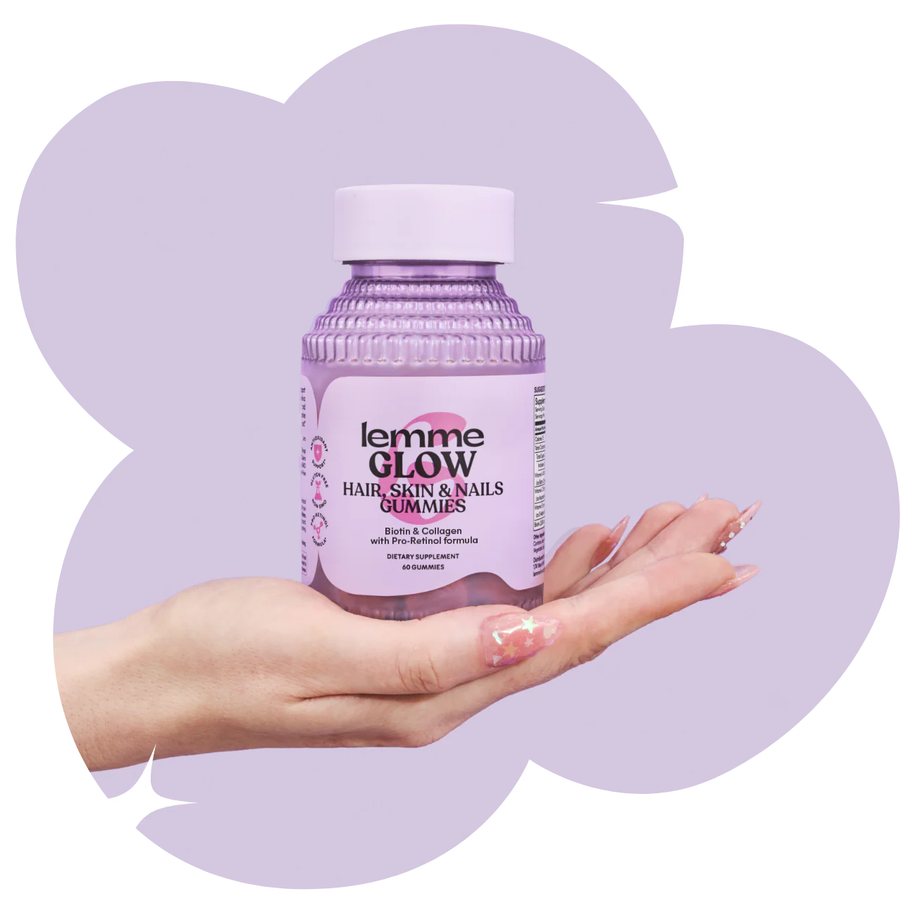 Lemme - Glow Collagen Gummies for Thick Hair