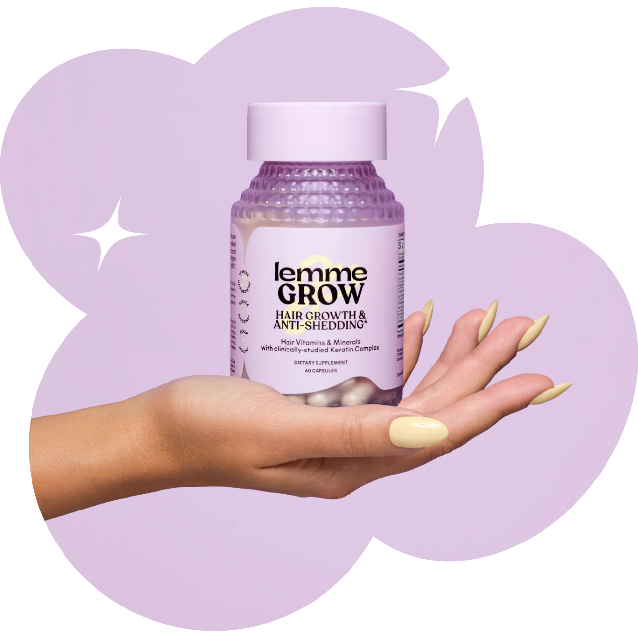 Lemme - Grow Hair Growth Capsules for Women | 60 Capsules