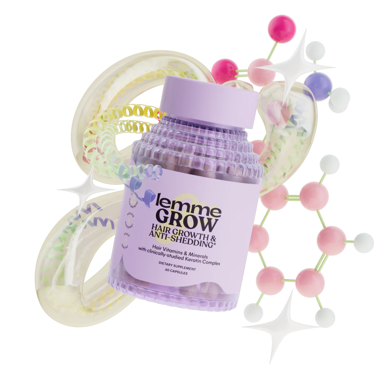 Lemme - Grow Hair Growth Capsules for Women | 60 Capsules