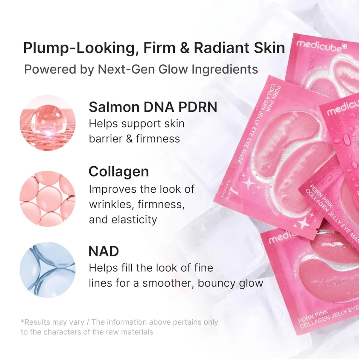 MEDICUBE - PDRN PINK COLLAGEN JELLY EYE MASK