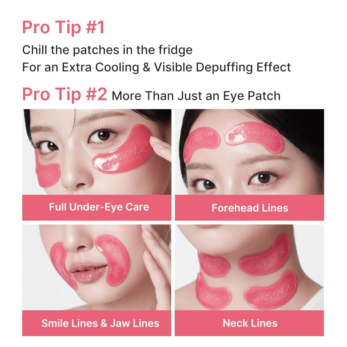 MEDICUBE - PDRN PINK COLLAGEN JELLY EYE MASK