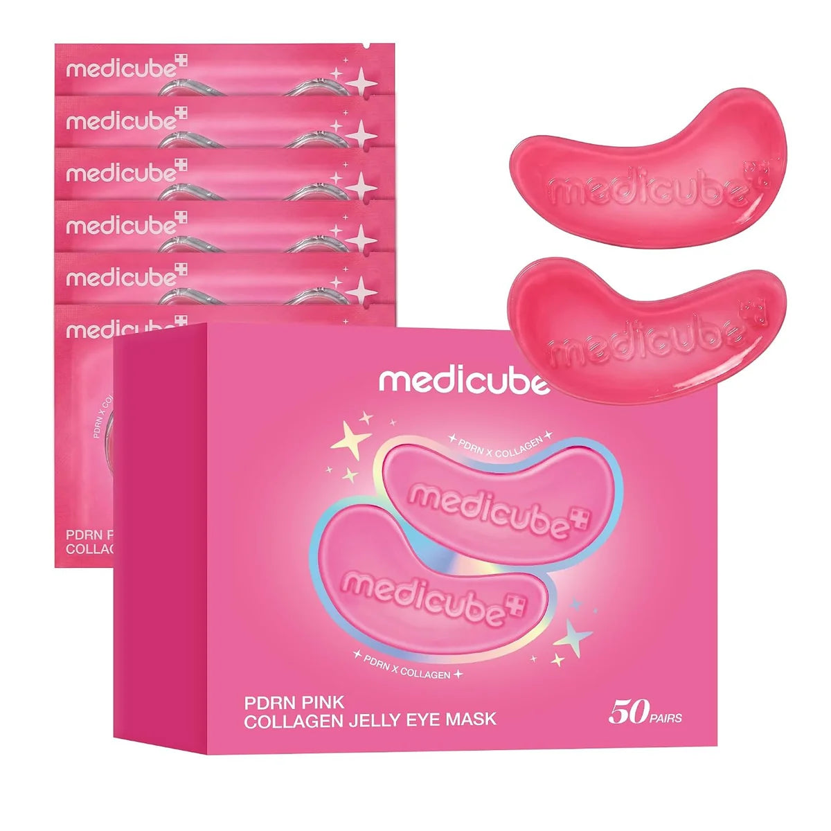 MEDICUBE - PDRN PINK COLLAGEN JELLY EYE MASK