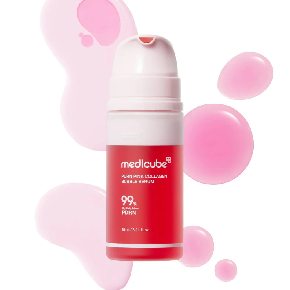 MEDICUBE - PDRN Pink Collagen Bubble Serum 95 ML