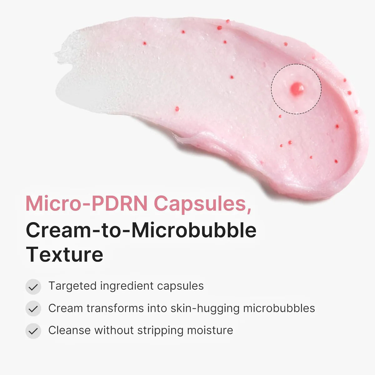 MEDICUBE - PDRN PINK GLUTATHIONE CAPSULE CLEANSING FOAM | 120 G