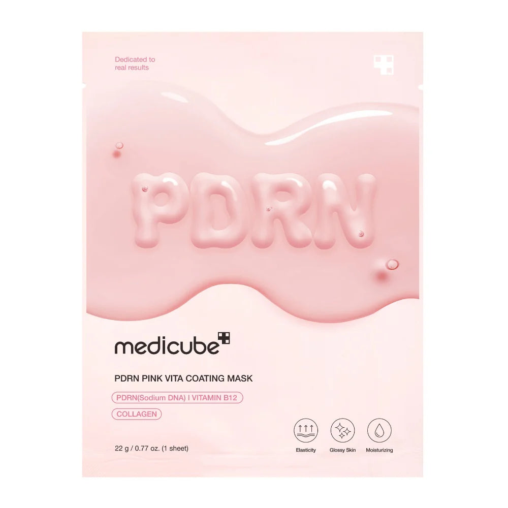 MEDICUBE - PDRN Pink Vita Coating Mask (10EA)